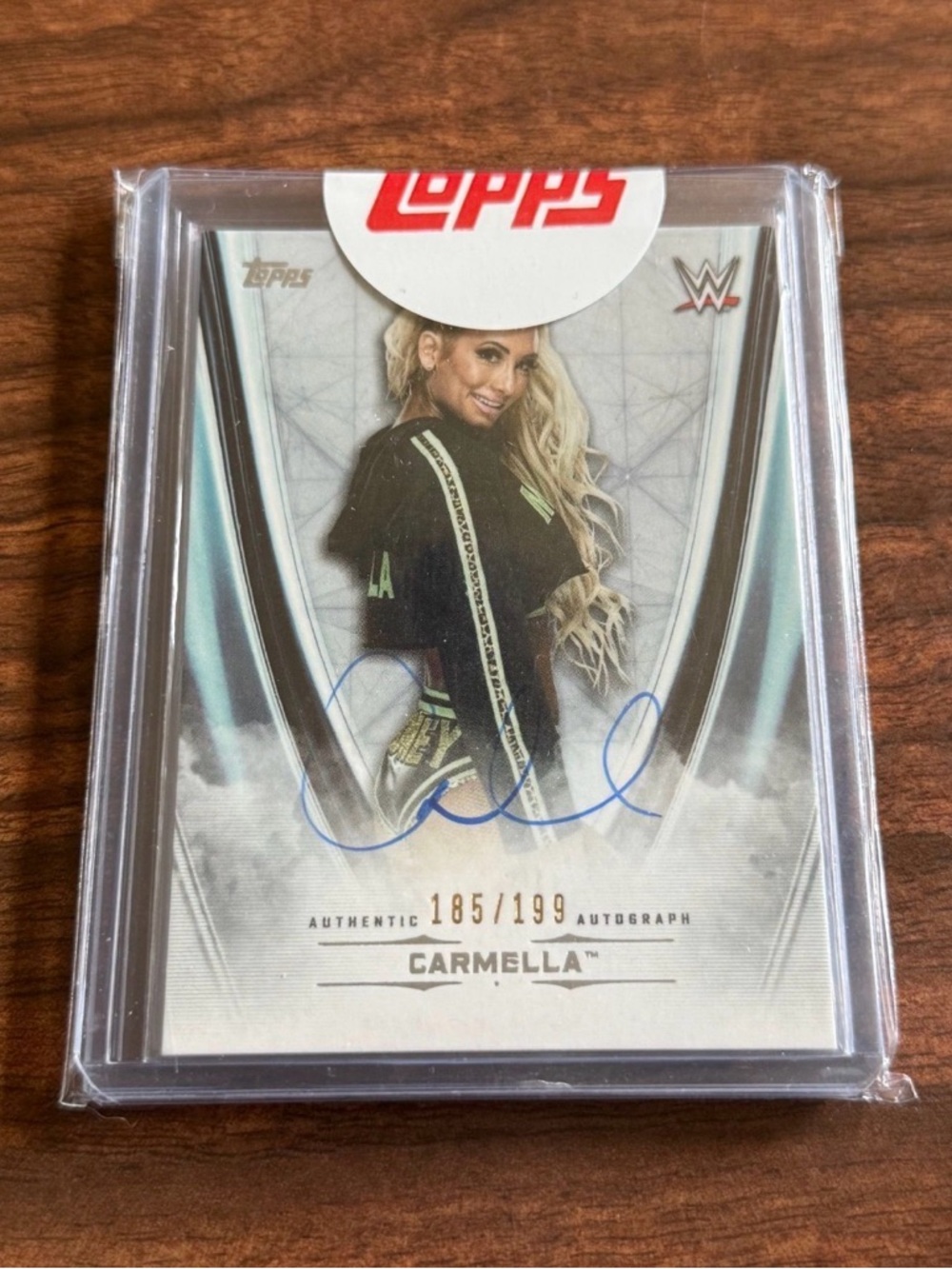 Carmella Auto /199 (comes with redemption card)